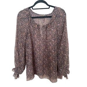 Saint Laurent Paisley Blouse